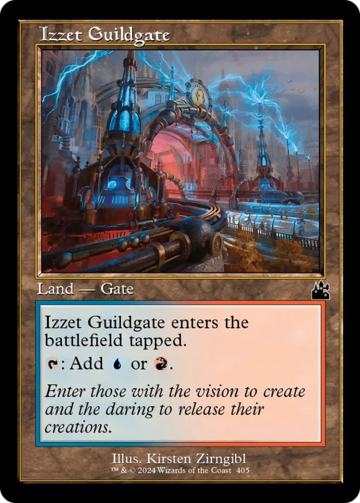 Izzet Guildgate (Retro Frame) [Ravnica Remastered] - MTG Single