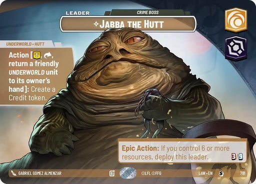 Jabba the Hutt - Crime Boss (Showcase) (781) [A Lawless Time]