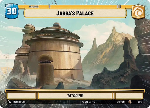Jabba’s Palace // Shield (Hyperspace) (304 // T04) [Shadows of the Galaxy] - Star Wars: Unlimited Single