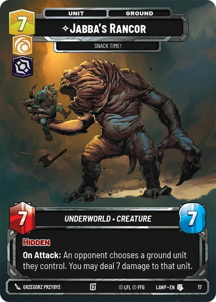 Jabba's Rancor - Snack Time! (17) [A Lawless Time - Weekly Play Promos]