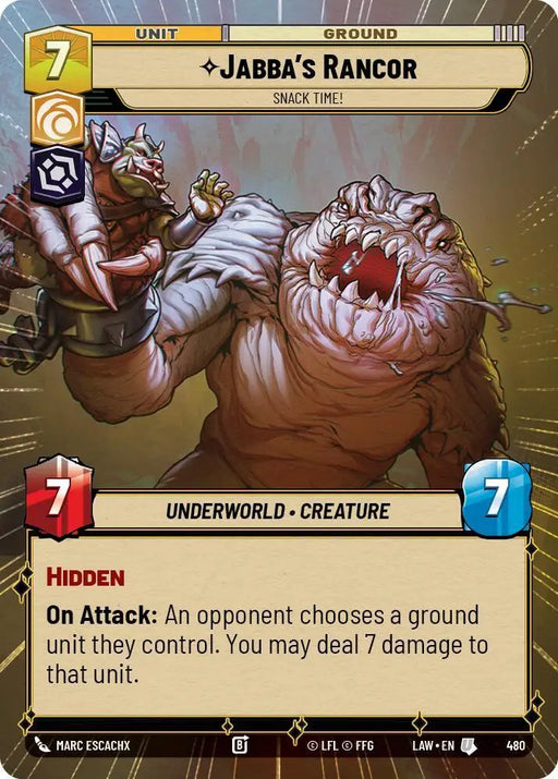 Jabba's Rancor - Snack Time! (Hyperspace) (480) [A Lawless Time]