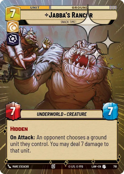 Jabba's Rancor - Snack Time! (Hyperspace Foil) (718) [A Lawless Time]