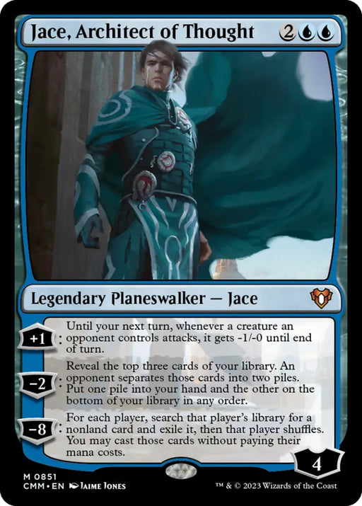 Jace Architect of Thought [Commander Masters] - MTG Single