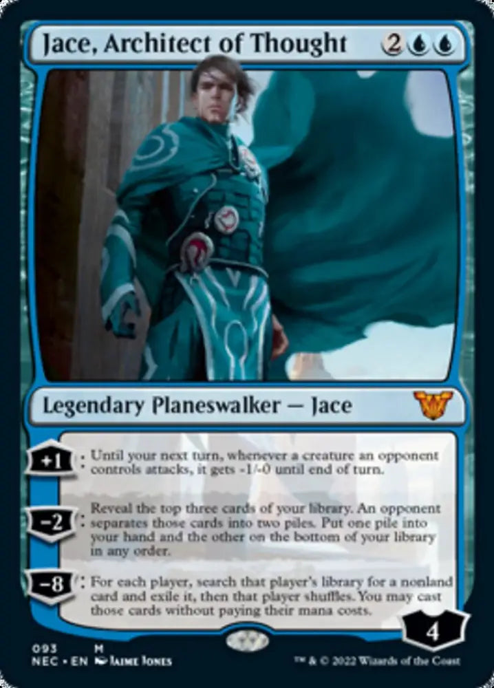 Jace Architect of Thought [Kamigawa: Neon Dynasty Commander] - MTG Single