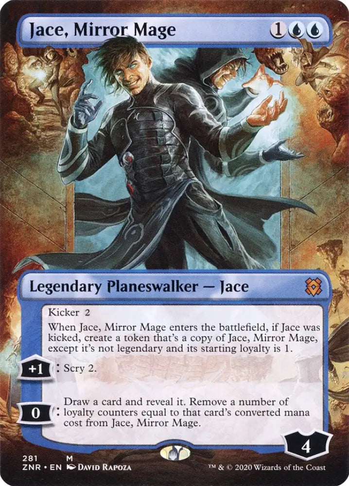 Jace Mirror Mage (Borderless) [Zendikar Rising] - MTG Single