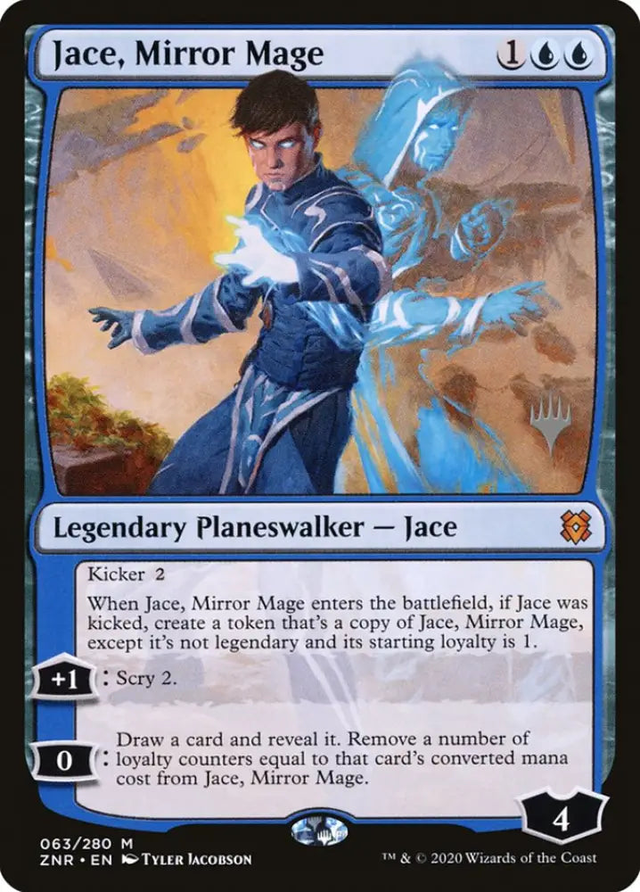 Jace Mirror Mage (Promo Pack) [Zendikar Rising Promos] - MTG Single