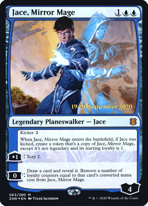 Jace Mirror Mage [Zendikar Rising Prerelease Promos] - MTG Single