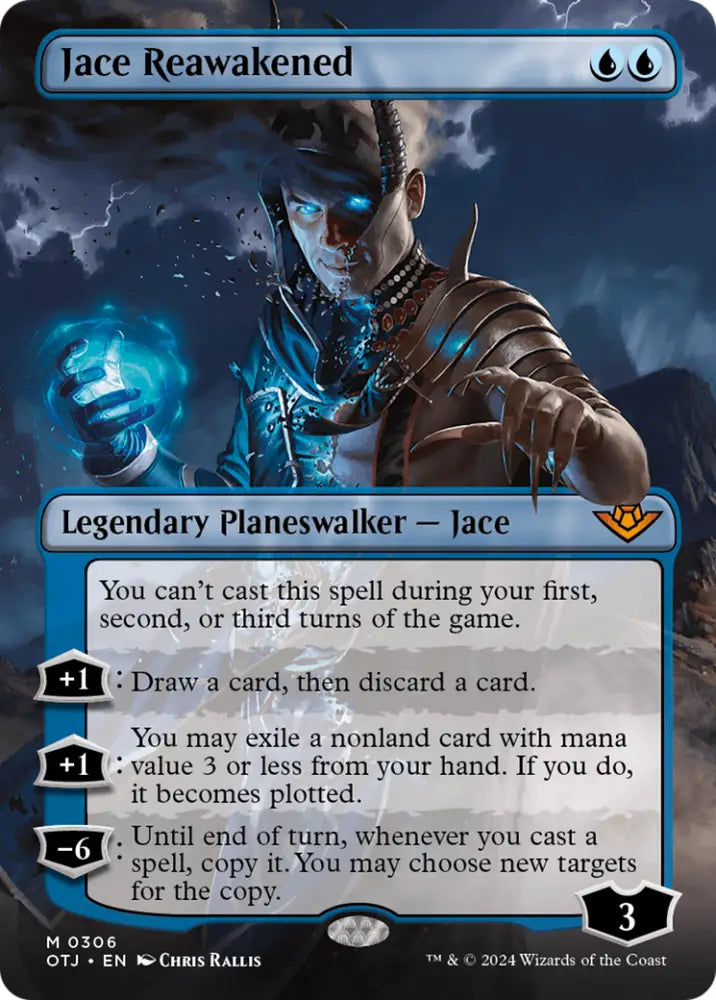 Jace Reawakened (Borderless) [Outlaws of Thunder Junction] - MTG Single