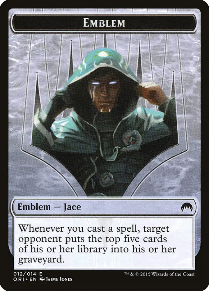 Jace Telepath Unbound Emblem [Magic Origins Tokens] - MTG Single