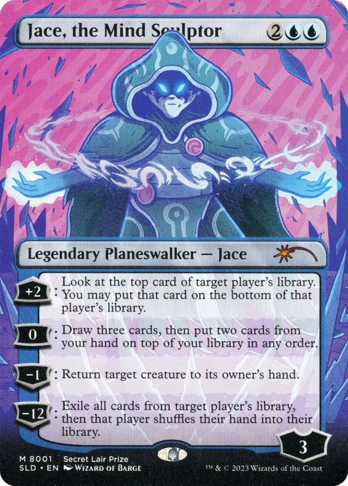 Jace the Mind Sculptor (Borderless) [Secret Lair Drop Promos] - MTG Single