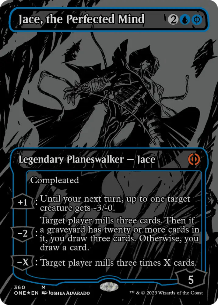 Jace the Perfected Mind (Oil Slick Raised Foil) [Phyrexia: All Will Be One] - MTG Single