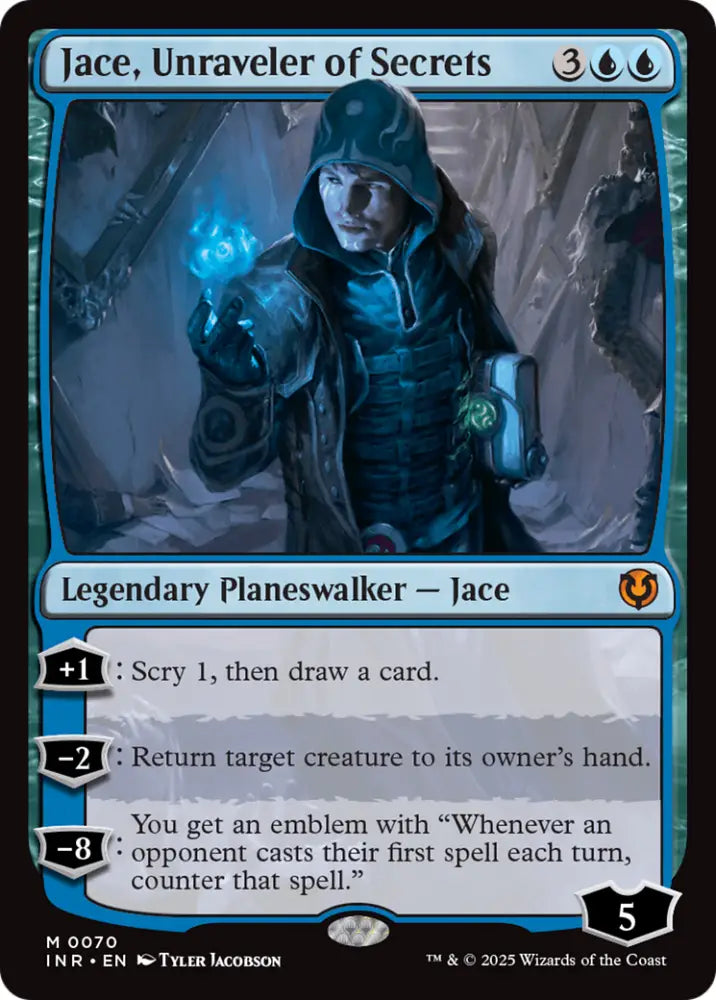 Jace Unraveler of Secrets [Innistrad Remastered] - MTG Single