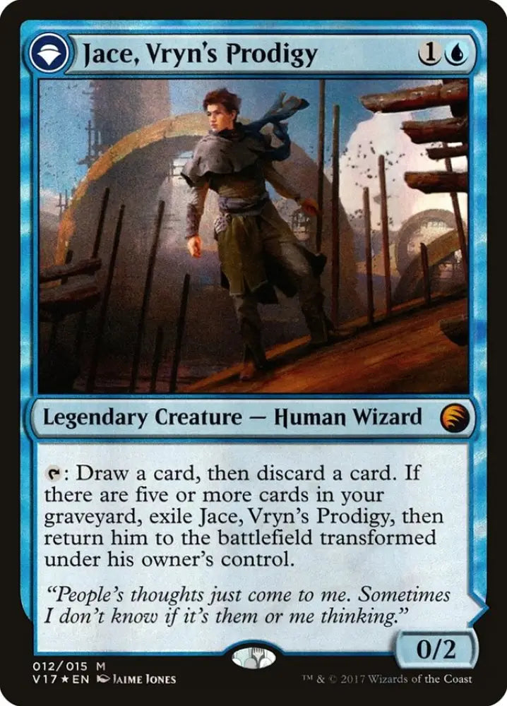 Jace Vryn’s Prodigy // Jace Telepath Unbound [From the Vault: Transform] - MTG Single