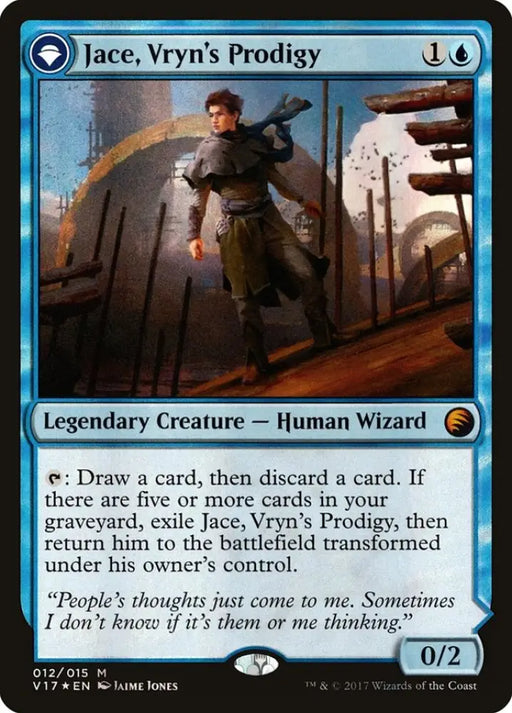 Jace Vryn’s Prodigy // Jace Telepath Unbound [From the Vault: Transform] - MTG Single