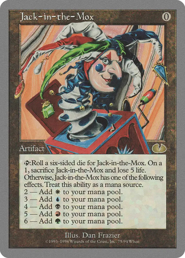 Jack-in-the-Mox [Unglued] - MTG Single