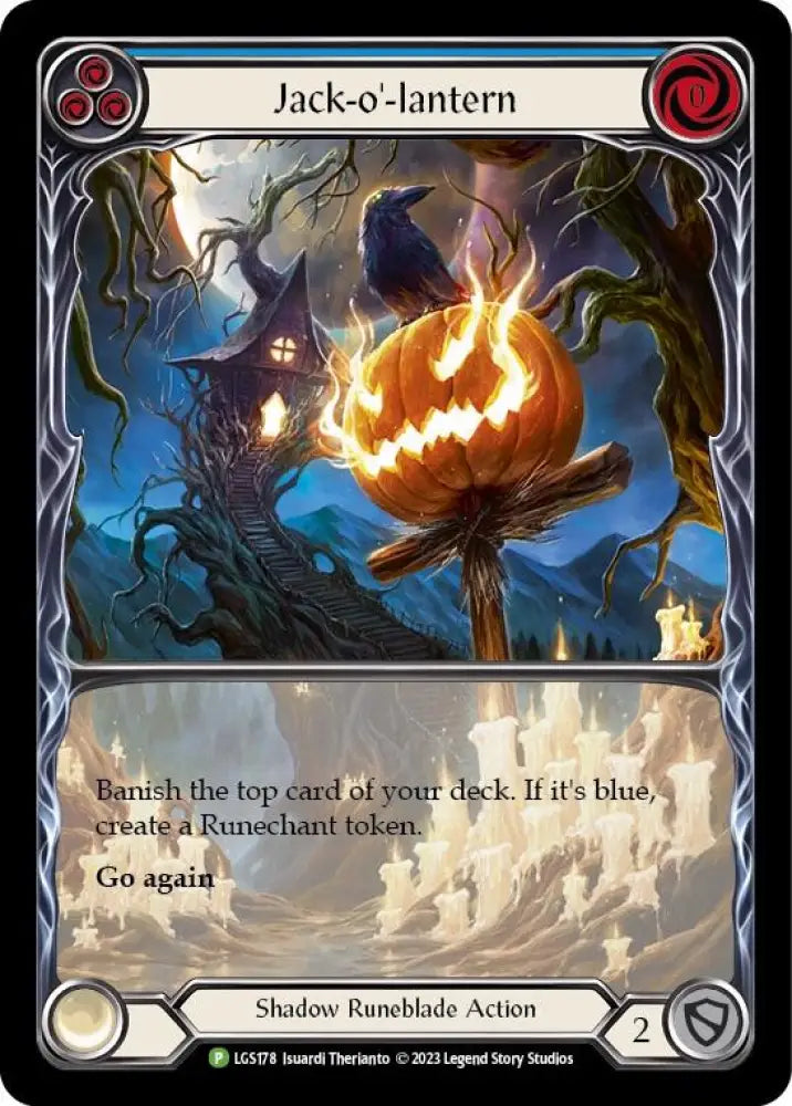 Jack-o’-lantern (Blue) [LGS178] (Promo) - Flesh And Blood Single