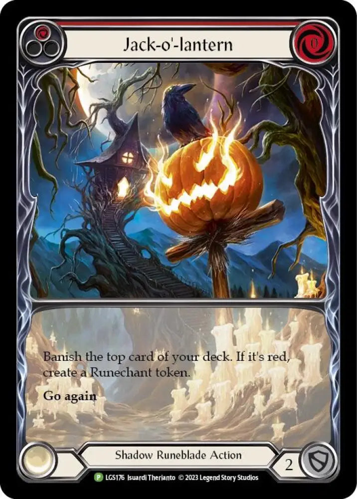 Jack-o’-lantern (Red) [LGS176] (Promo) - Flesh And Blood Single