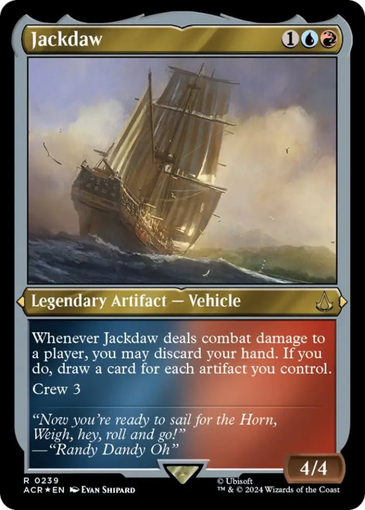 Jackdaw (Foil Etched) [Assassin’s Creed] - MTG Single