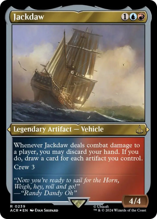 Jackdaw (Foil Etched) [Assassin’s Creed] - MTG Single
