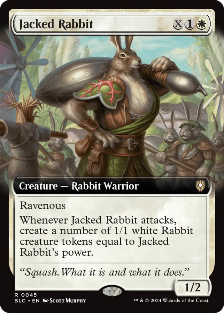 Jacked Rabbit (Extended Art) [Bloomburrow Commander] - MTG Single