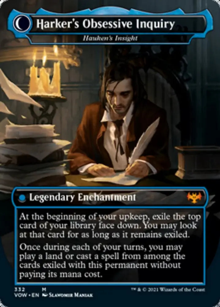 Jacob Hauken Inspector // Hauken’s Insight - Jonathan Harker // Harker’s Obsessive Inquiry [Innistrad: Crimson Vow]