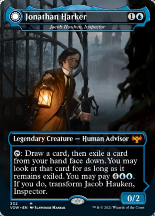 Jacob Hauken Inspector // Hauken’s Insight - Jonathan Harker // Harker’s Obsessive Inquiry [Innistrad: Crimson Vow]