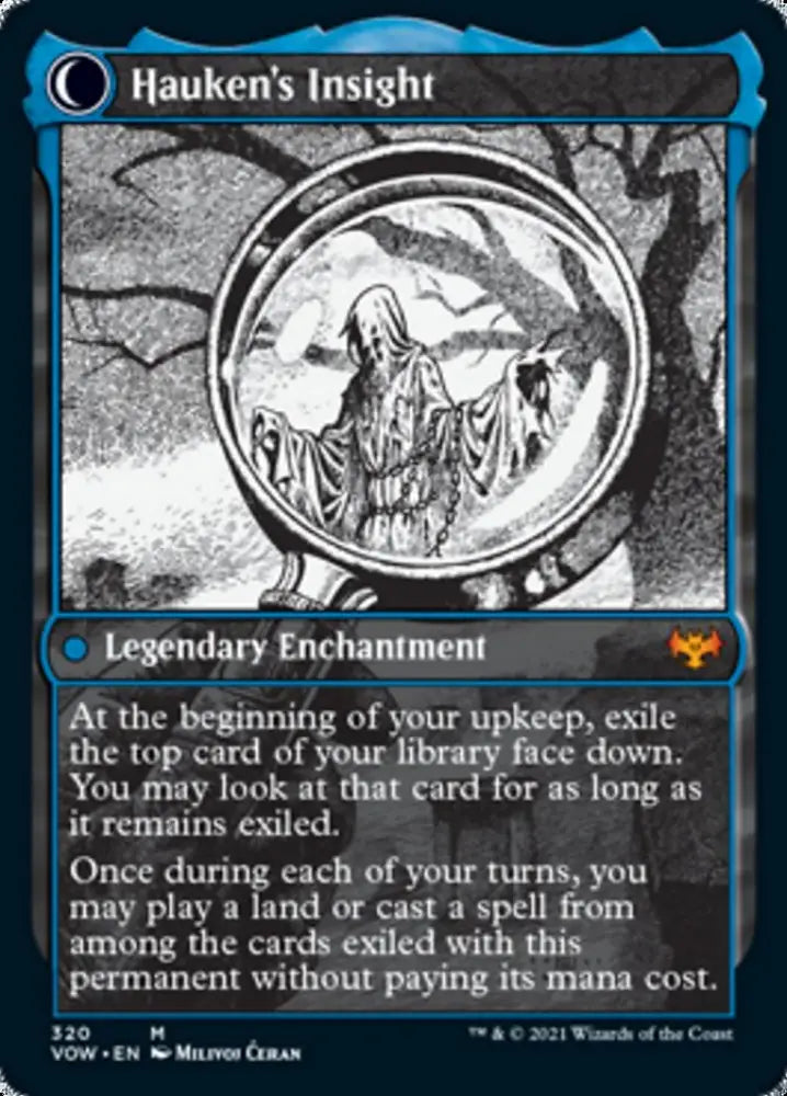 Jacob Hauken Inspector // Hauken’s Insight (Showcase Eternal Night) [Innistrad: Crimson Vow] - MTG Single