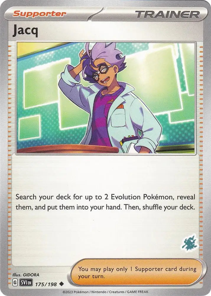 Jacq (175/198) (Darkrai Deck) [Battle Academy 2024] - Pokemon Single