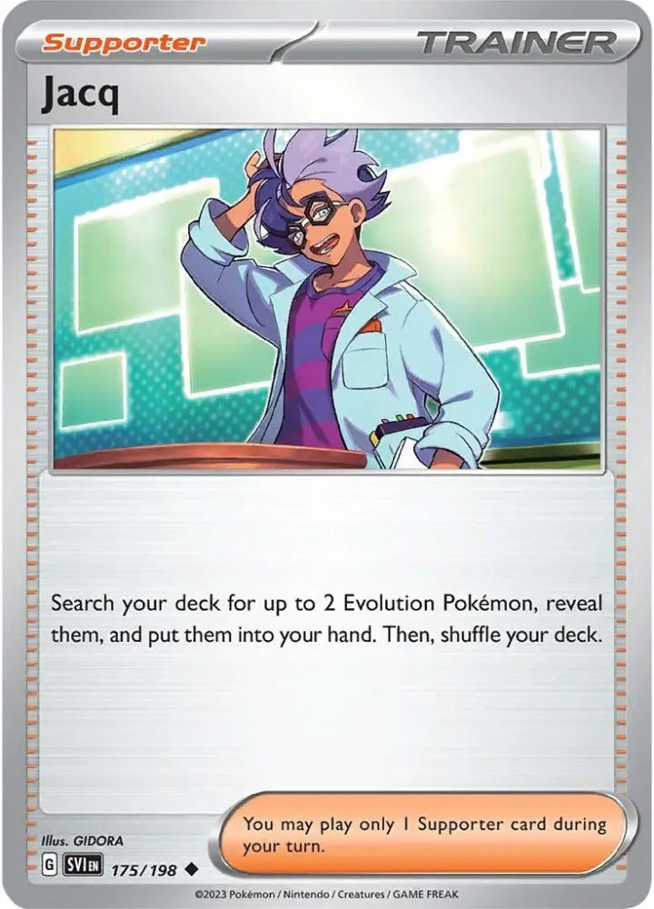 Jacq (175/198) [Scarlet & Violet: Base Set] - Pokemon Single