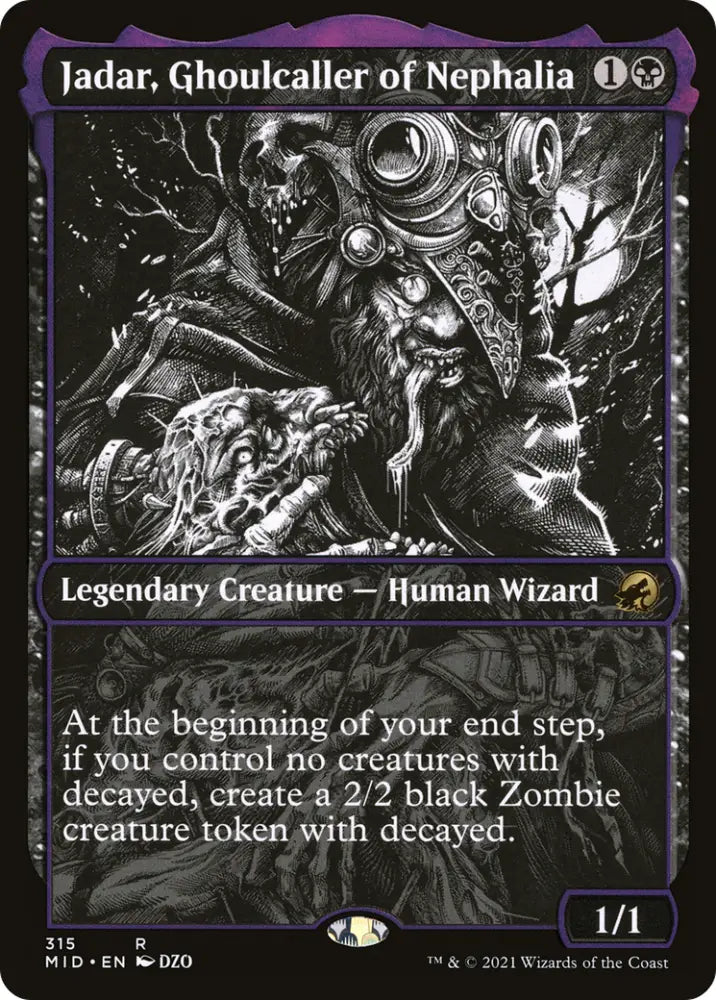 Jadar Ghoulcaller of Nephalia (Showcase Eternal Night) [Innistrad: Midnight Hunt] - MTG Single