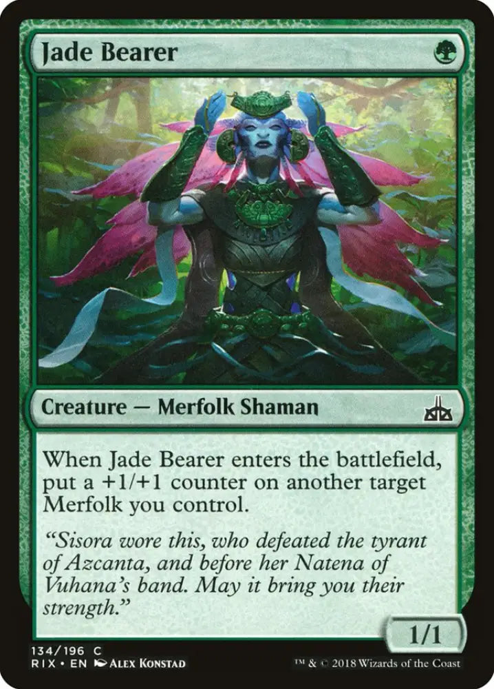 Jade Bearer [Rivals of Ixalan] - MTG Single