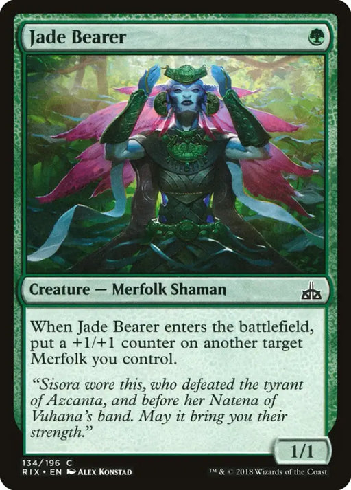 Jade Bearer [Rivals of Ixalan] - MTG Single