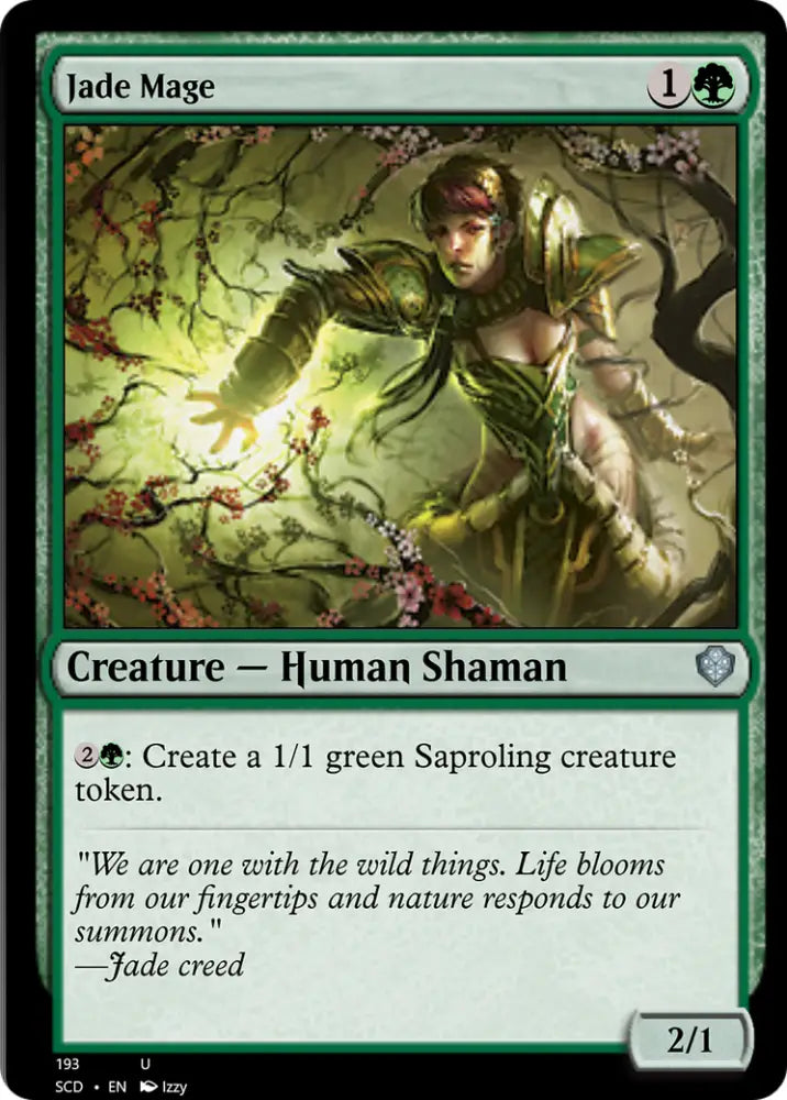 Jade Mage [Starter Commander Decks] - MTG Single