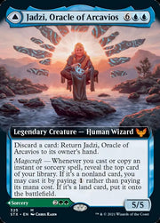 Jadzi Oracle of Arcavios // Journey to the Oracle (Extended Art) [Strixhaven: School of Mages] - MTG Single
