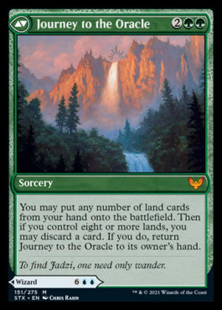 Jadzi Oracle of Arcavios // Journey to the Oracle [Strixhaven: School of Mages] - MTG Single