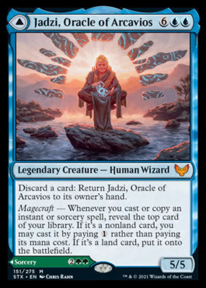 Jadzi Oracle of Arcavios // Journey to the Oracle [Strixhaven: School of Mages] - MTG Single