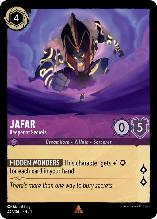 Jafar - Keeper of Secrets (44/204) [The First Chapter] - Lorcana Single