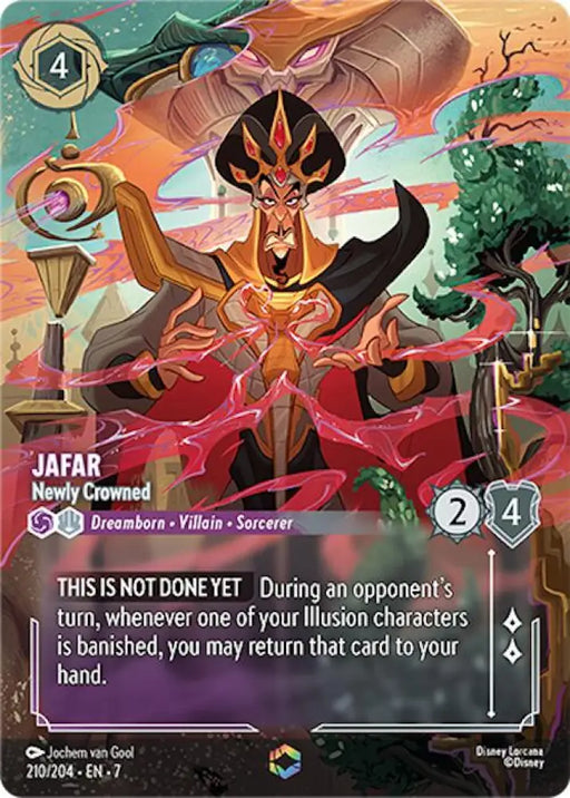 Jafar - Newly Crowned (Enchanted) (210/204) [Archazia’s Island] - Lorcana Single