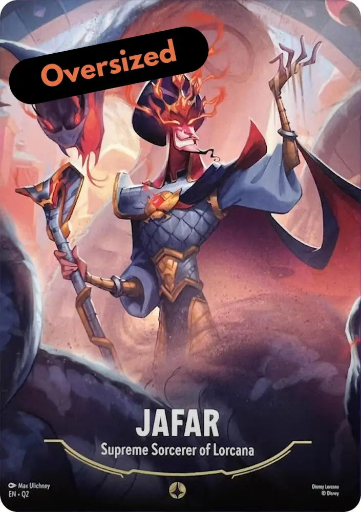 Jafar - Supreme Sorcerer of Lorcana (Oversized) [Illumineer's Quest: Palace Heist]