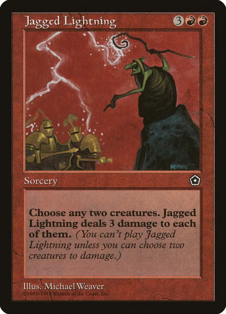 Jagged Lightning [Portal Second Age] - MTG Single