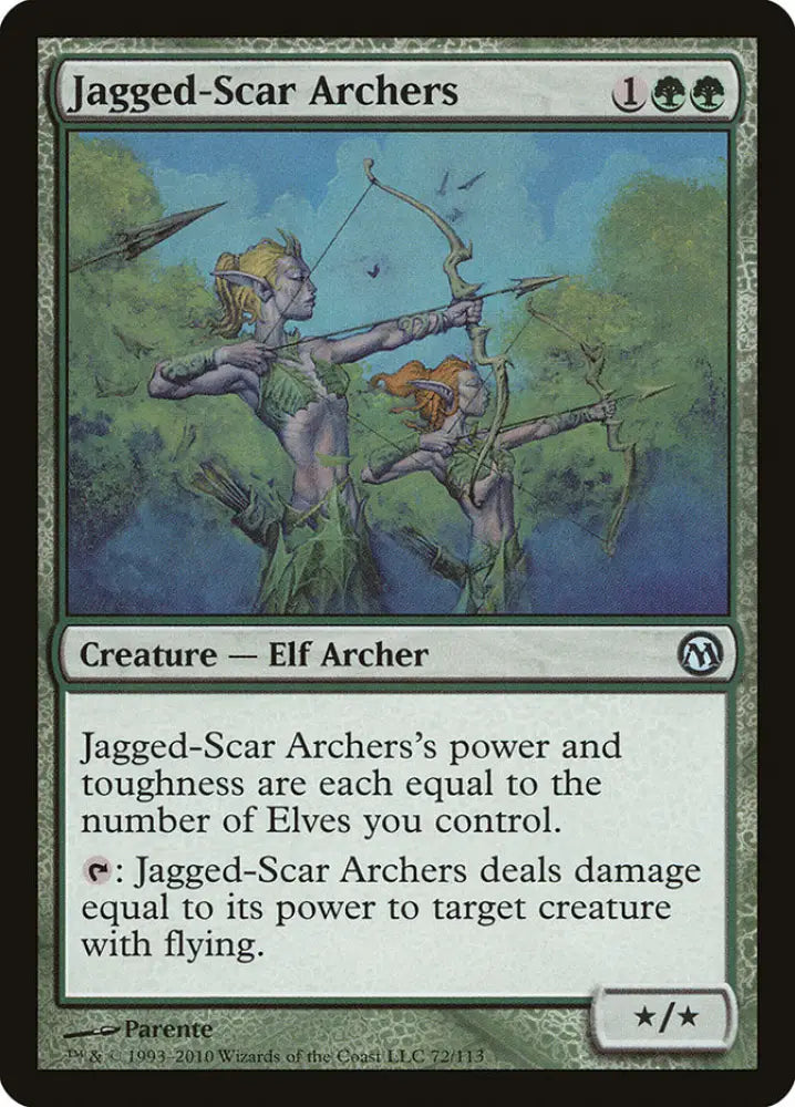 Jagged-Scar Archers [Duels of the Planeswalkers] - MTG Single
