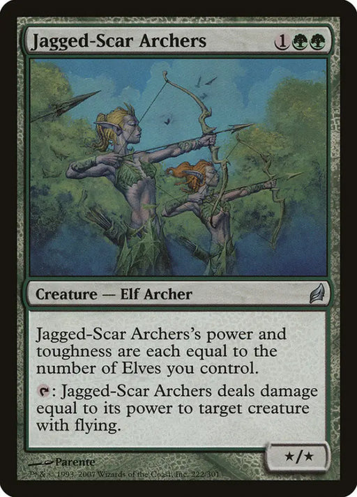 Jagged-Scar Archers [Lorwyn] - MTG Single