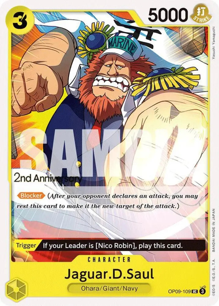 Jaguar.D.Saul (OP09-109) [Emperors in the New World: 2nd Anniversary Tournament Cards]