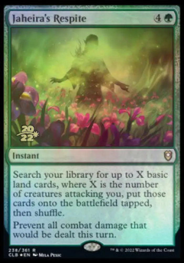 Jaheira’s Respite [Commander Legends: Battle for Baldur’s Gate Prerelease Promos] - MTG Single
