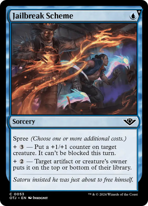 Jailbreak Scheme [Outlaws of Thunder Junction] - MTG Single