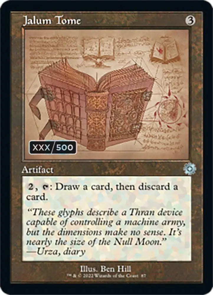 Jalum Tome (Retro Schematic) (Serialized) [The Brothers’ War Retro Artifacts] - MTG Single