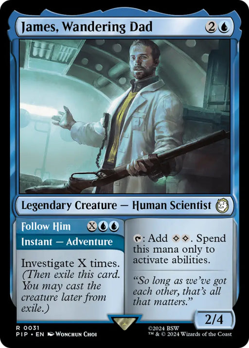 James Wandering Dad // Follow Him [Fallout] - MTG Single
