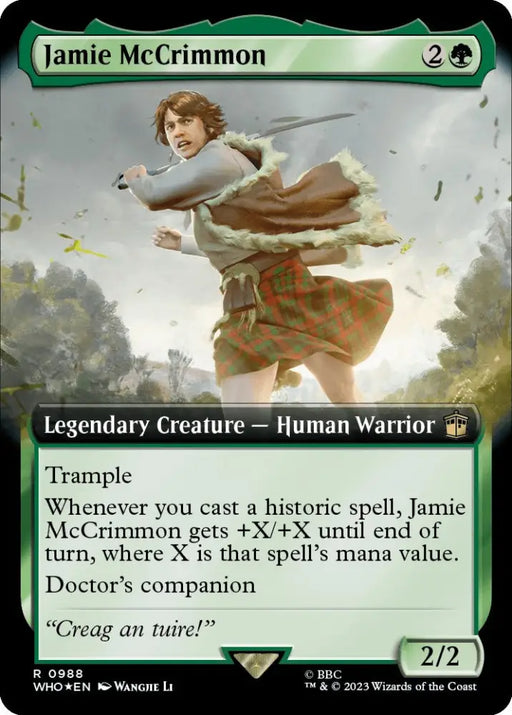 Jamie McCrimmon (Extended Art) (Surge Foil) [Doctor Who] - MTG Single