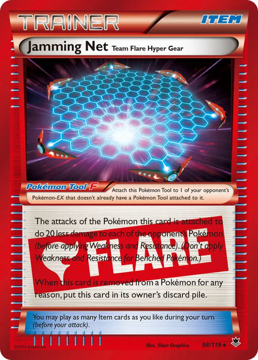 Jamming Net Team Flare Hyper Gear (98/119) [XY: Phantom Forces] - Pokemon Single