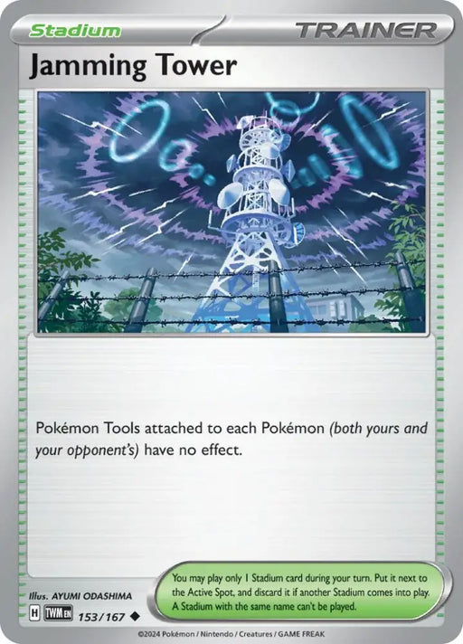 Jamming Tower (153/167) [Scarlet & Violet: Twilight Masquerade] - Pokemon Single